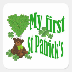 My first St Patrick's Square Sticker
