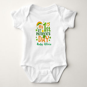 My First St Patricks's Day Cute Baby Bodysuit