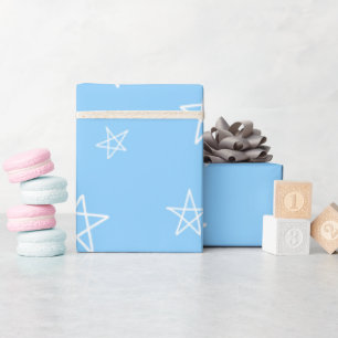 My First Stars (Blue) Wrapping Paper
