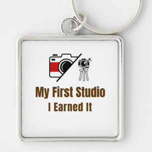 My First Studio Keychain – I Earned It – Proud Fir