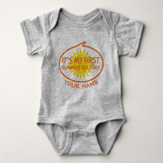 My First Summer Solstice Baby Bodysuit