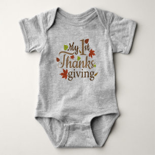 My First Thanksgiving Infant Bodysuit
