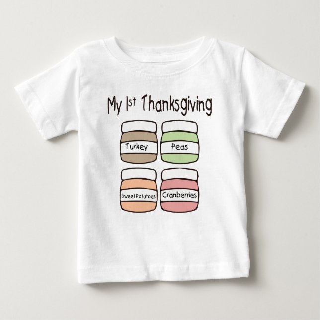 My First Thanksgiving T-Shirt (Front)