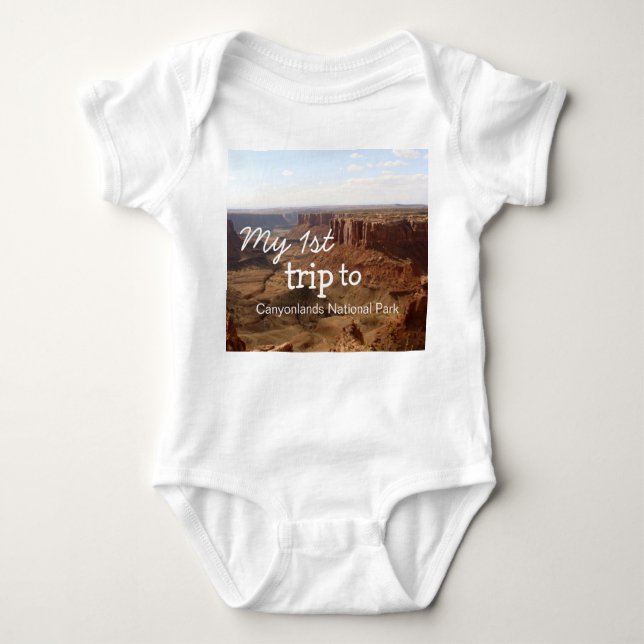 My first trip to Canyonlands Baby Bodysuit (Front)