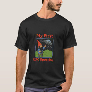 My First UFO Spotting Funny Alien Abduction Cow D T-Shirt