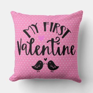 My First Valentine/Cupid Do you Love me Pillow