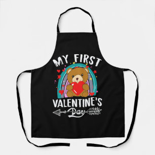 my first valentine's day apron
