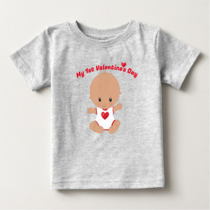 My First Valentines Day Baby T-Shirt
