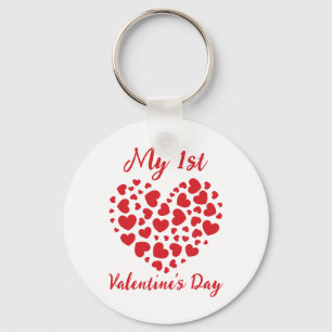 My First Valentine's Day Key Ring