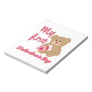 My First Valentine's Day Notepad