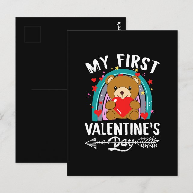 my first valentine's day postcard (Front/Back)
