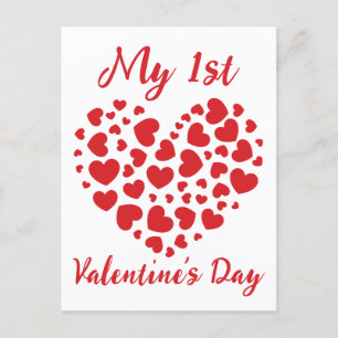 My First Valentine's Day Postcard