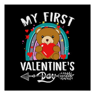 my first valentine's day poster
