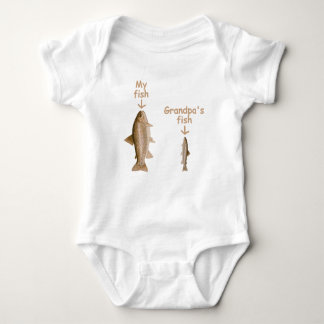 My fish Grandpa's fish Baby Bodysuit