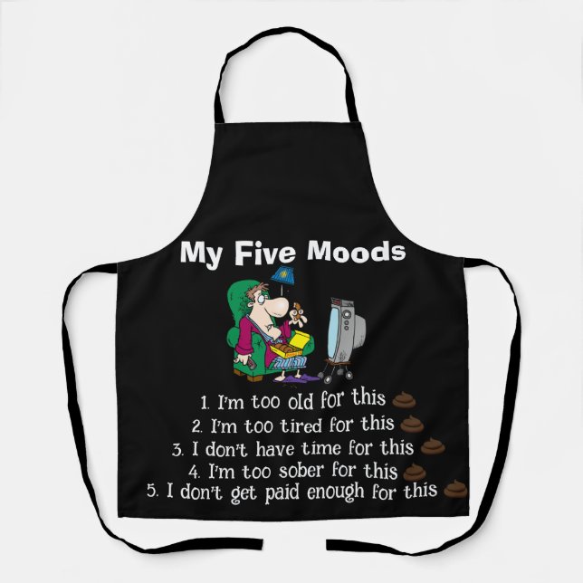  My Five Moods Apron (Front)