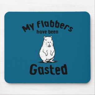 My flabbers have been gasted capybara funny meme mouse pad