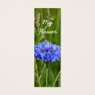 My Flower Beautiful Blue Cornflower bookmark pack