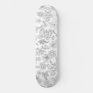 My Flower Design 3 Skateboard