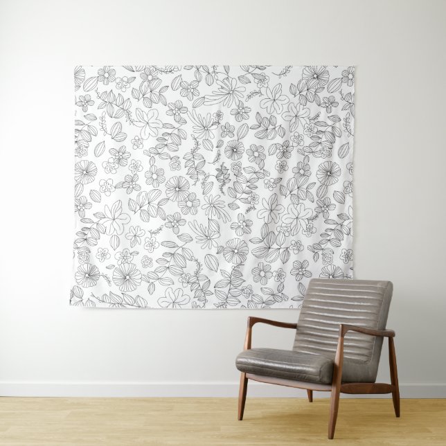 My Flower Design 3 Tapestry (In Situ (Horizontal))