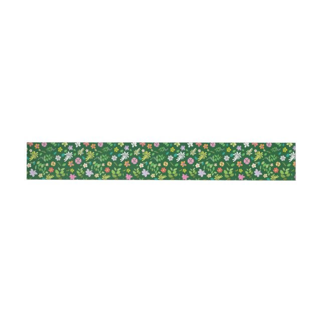 My Flower Design 4 Wraparound Address Label (Individual)