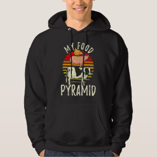 My Food Pyramid Meat Eater Carnivore Diet Food Nut Hoodie