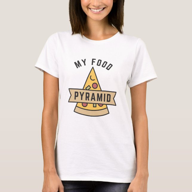 My Food Pyramid T-Shirt (Front)
