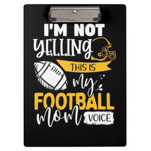 My Football Mum Voice Clipboard