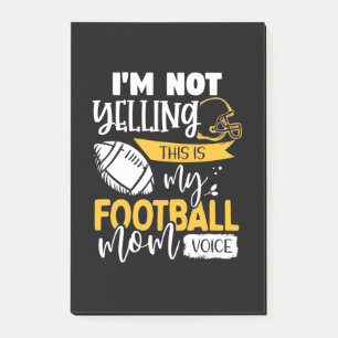 My Football Mum Voice Post-it Notes