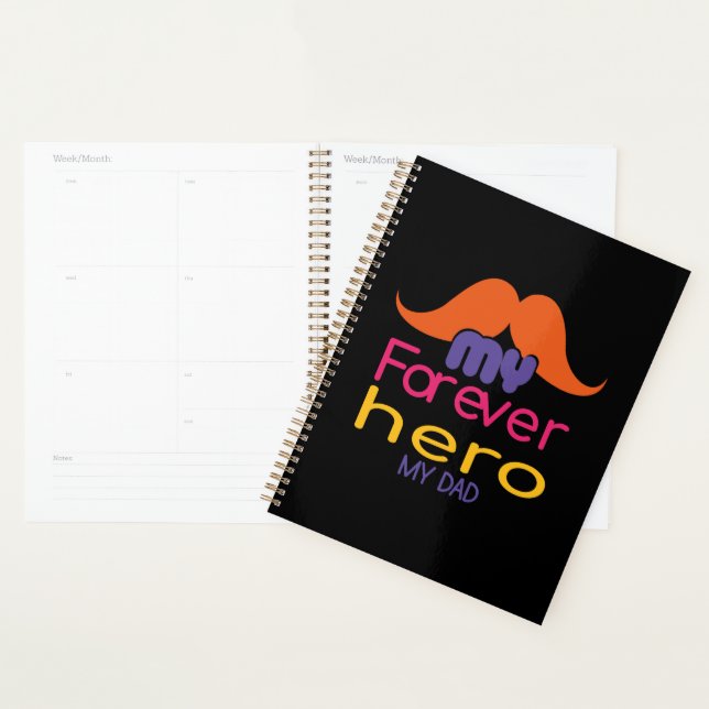 My Forever Hero My Dad Planner (Display)