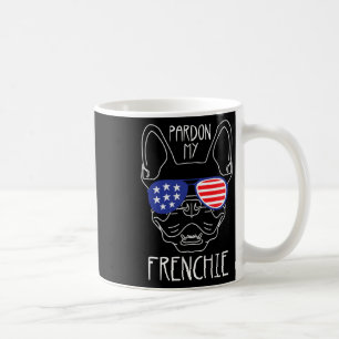 My Frenchie - Fun French Bulldog Usa Flag Coffee Mug