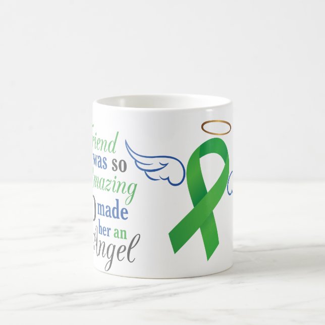 My Friend An Angel - Bile Duct Cancer Coffee Mug (Center)