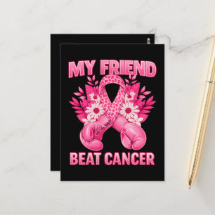 My Friend Beat Cancer Postcard