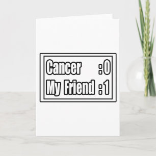 My Friend Beat Cancer (Scoreboard) Card