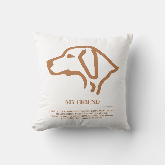 My friend cushion (Front)