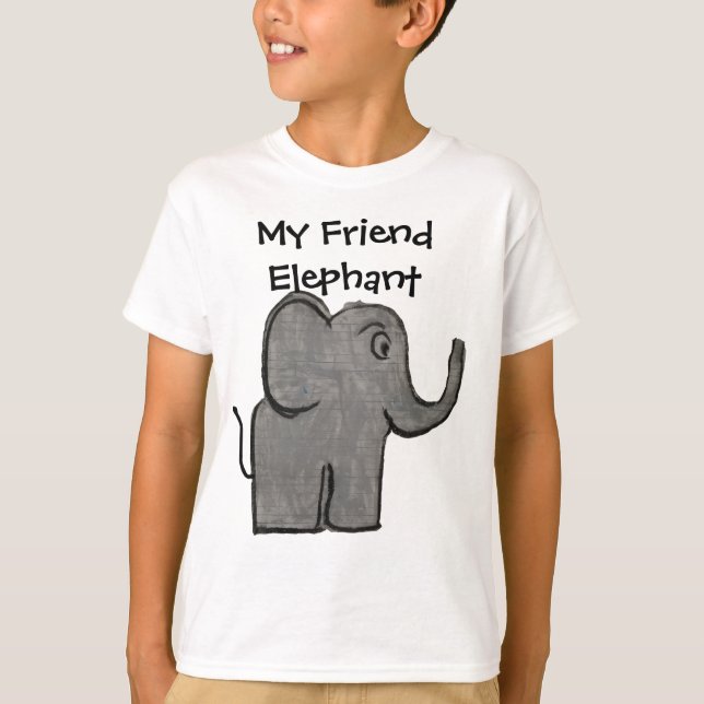 My Friend Elephant  T-Shirt (Front)