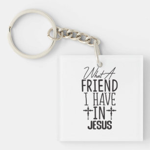 My Friend is Jesus Key Ring