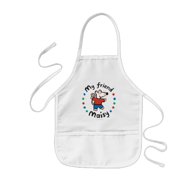 My Friend Maisy Colourful Circle Design Kids Apron (Front)
