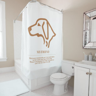 My friend shower curtain