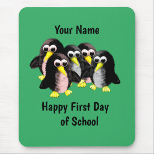 My friend the penguin ,Personalised  for kids   Mouse Pad