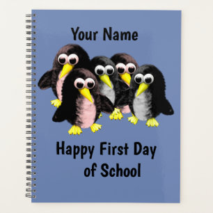 My friend the penguin ,Personalised  for kids Planner