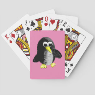 My friend the penguin playing cards