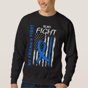 My Friends Fight is my Fight Flag Diabetes Awarene Sweatshirt