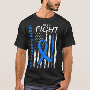 My Friends Fight is my Fight Flag Diabetes Awarene T-Shirt