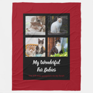 My Fur Babies Custom Photo Fleece Blanket