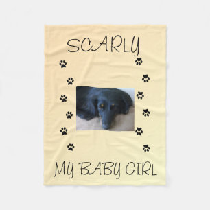 My Fur Babies Peach Glow Fleece Blanket