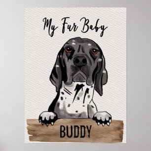 My Fur Baby Abyssinian sand terrier Mum  Poster