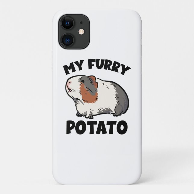 My furry potato guinea pig Case-Mate iPhone case (Back)