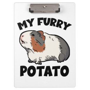 My furry potato guinea pig clipboard