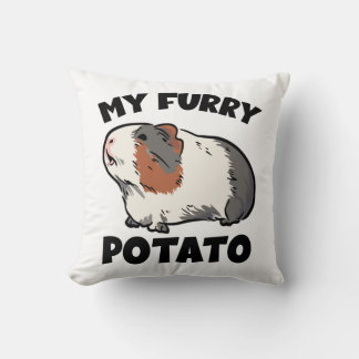 My furry potato guinea pig cushion
