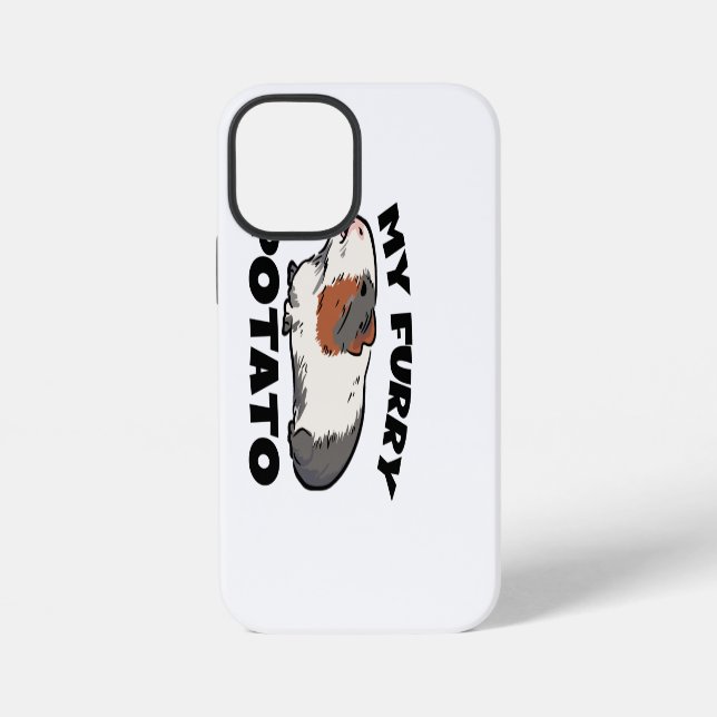 My furry potato guinea pig iPhone case (Back)